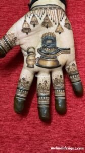 shivling mehndi design