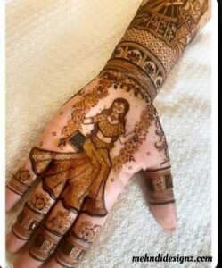 simple sawan mehndi design