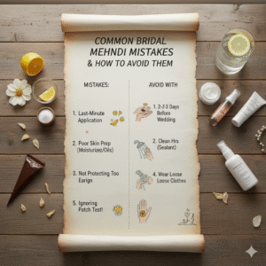 Bridal Mehndi Mistakes