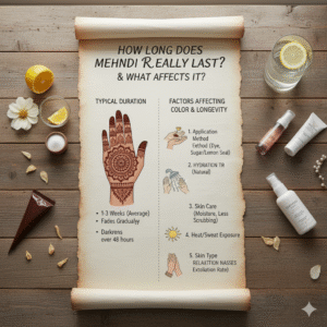 How Long Mehndi Lasts