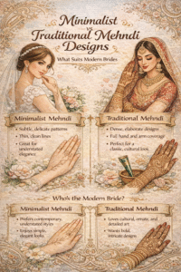 Minimalist vs Traditional Mehndi (2)