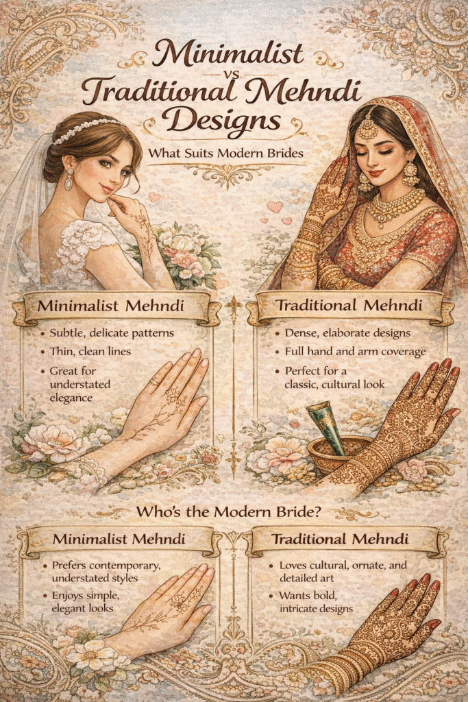 Minimalist vs Traditional Mehndi (2)