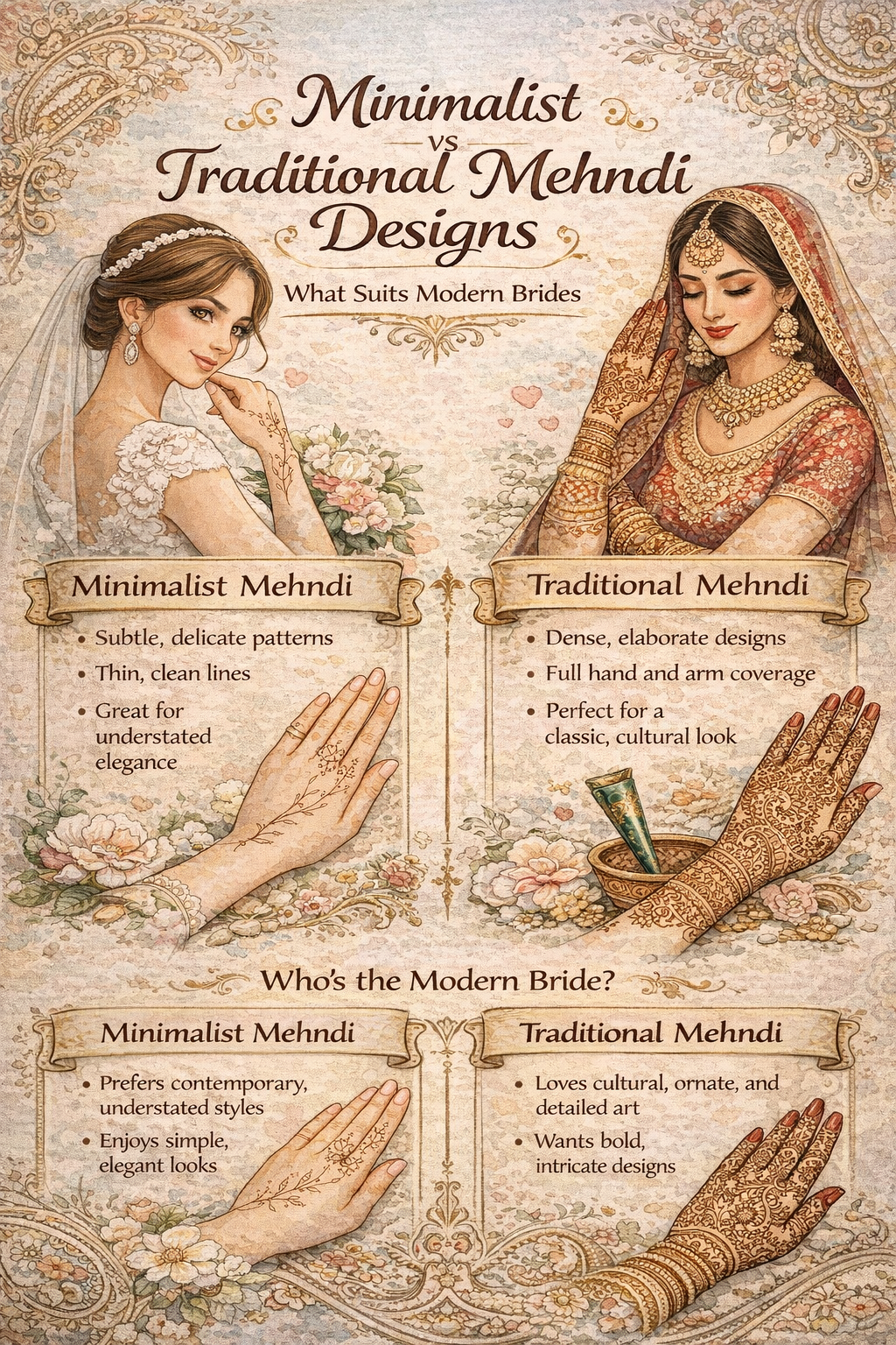 Minimalist vs Traditional Mehndi (2)