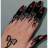 Simple finger henna design for kids Eid party 2026