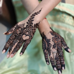 khafif mehndi design arabic light minimalist style gulf 2026