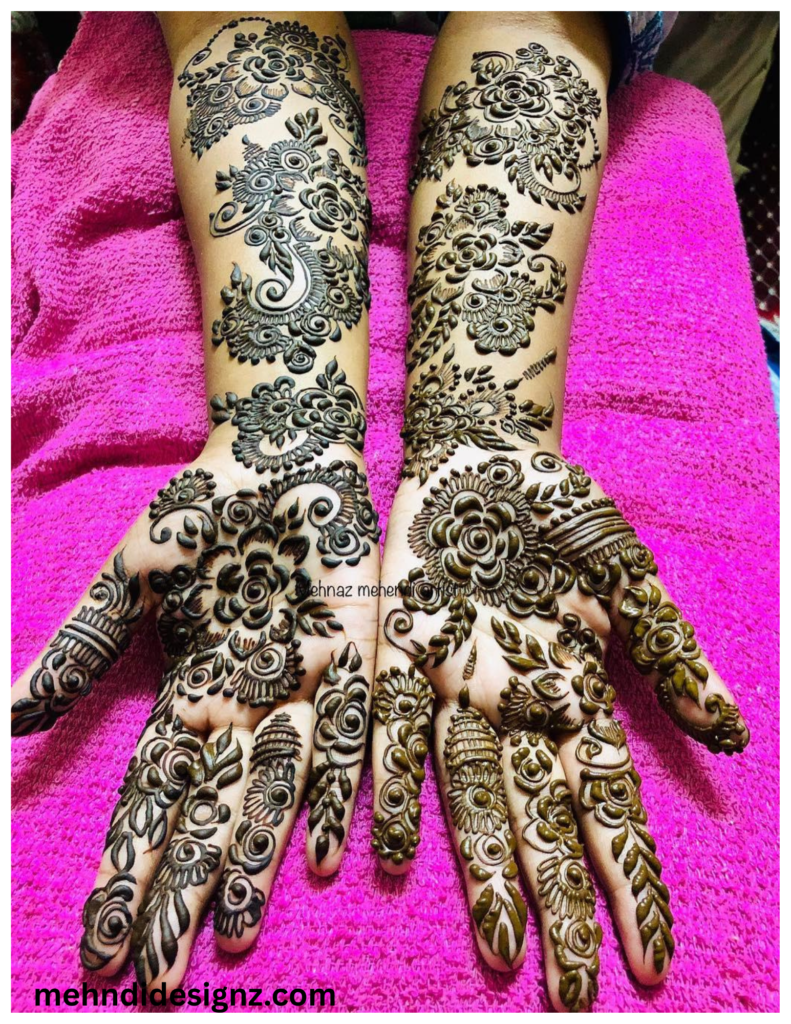 khaleeji henna eid 2026 back hand stunning gulf pattern chand raat